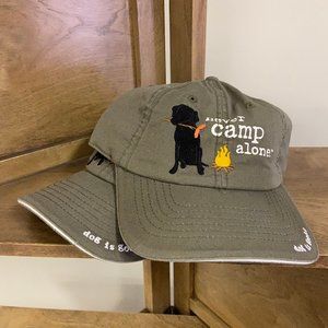 New Unisex Hat, Dog is Good, Never Camp Alone